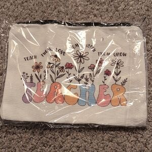 Floral Teacher Pouch